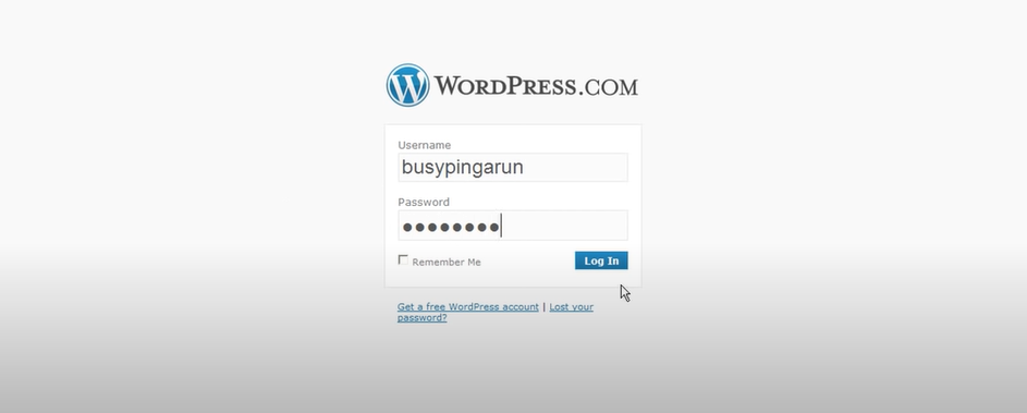 WordPress CMS Guide: Creating a WordPress Account