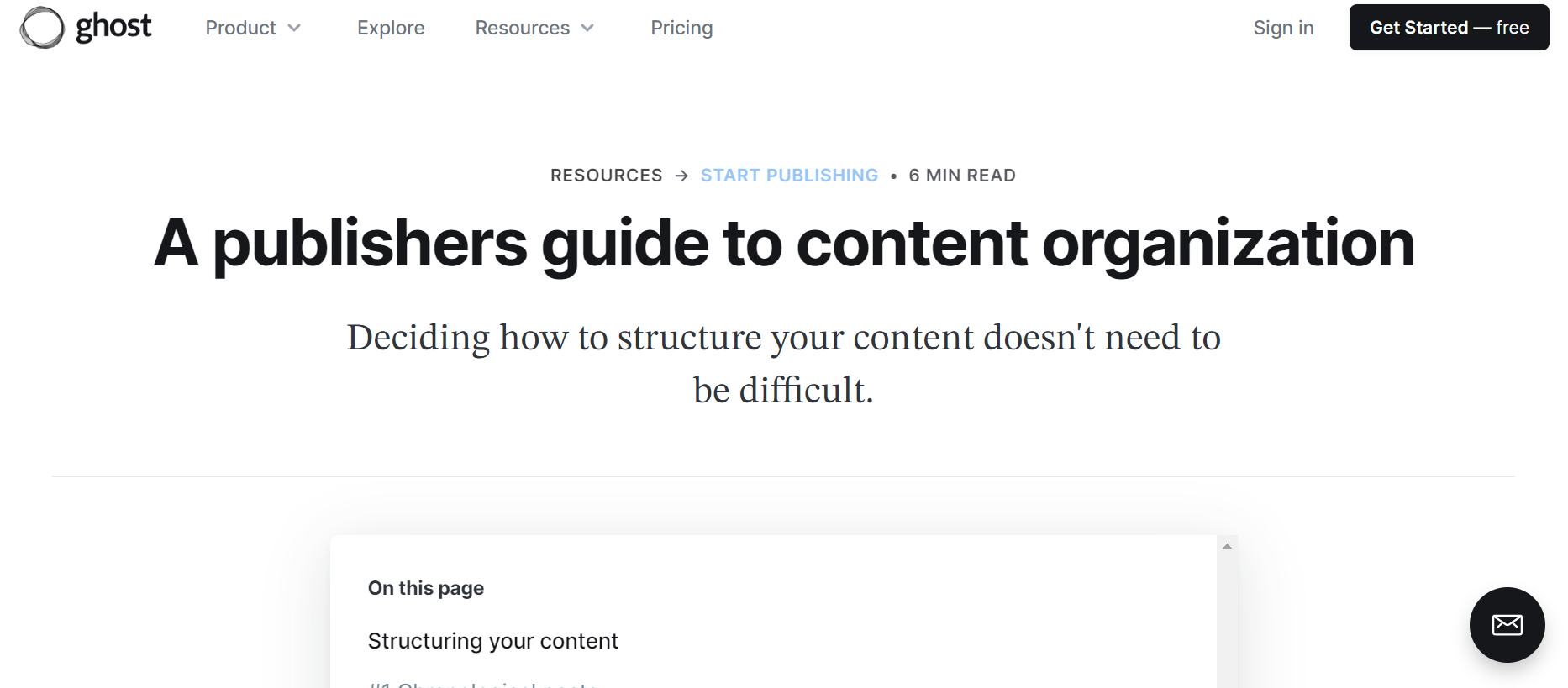 Custom Site Structure