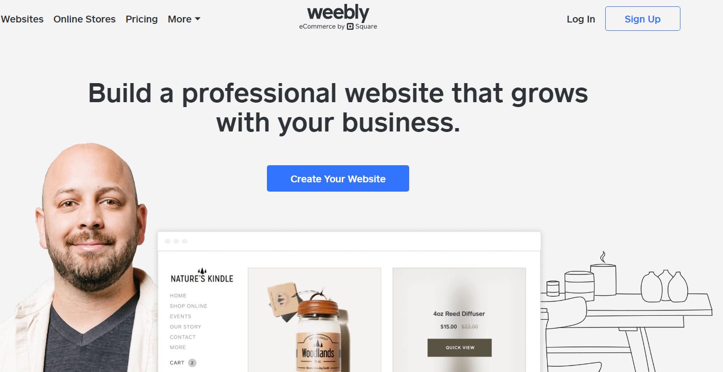 Best CMS Systems for Content Marketing: Weebly