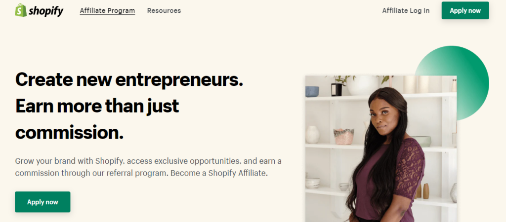 Shopify Affiliate Program