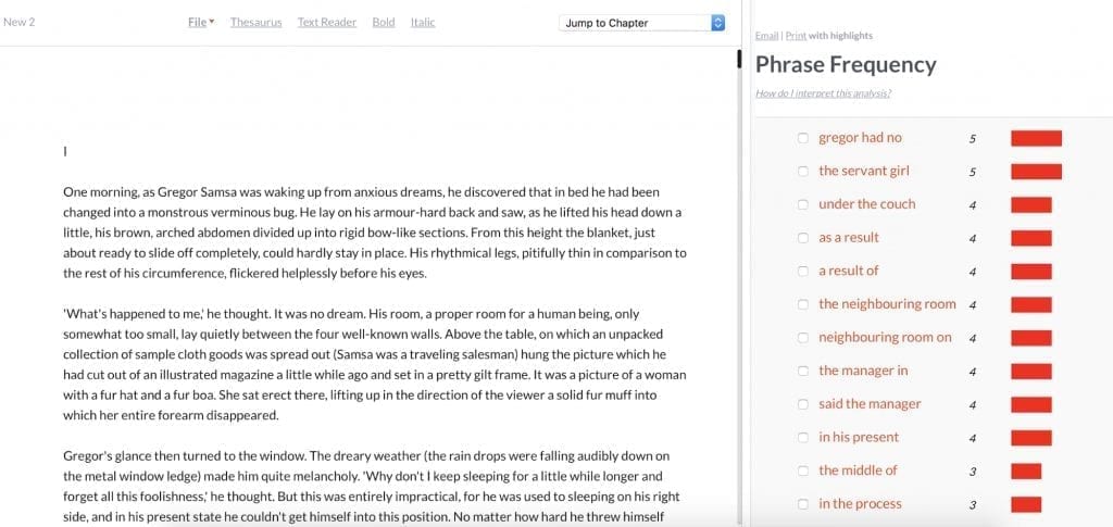 Autocrit Phrase Frequency Report