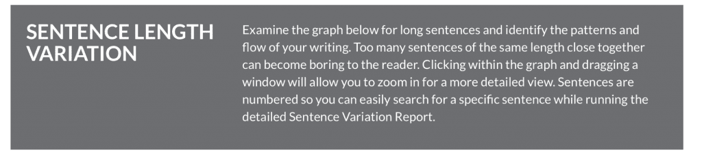 Autocrit sentence length variation